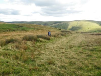 Esgair Dernol Earthwork bank Esgair Dernol Earthwork bank