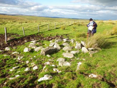 Esgair Dernol stone pile Esgair Dernol stone pile